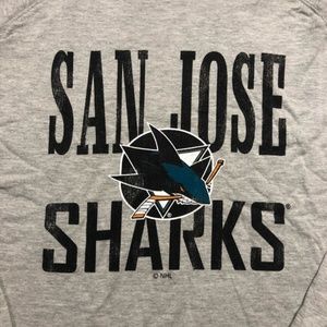 San Jose Sharks Original Retro 2XL L/S Shirt
